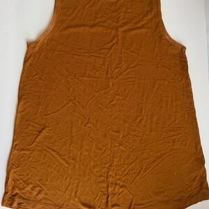 Women's Brown Flowy Sleeveless Top